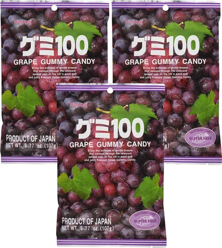 Vista 11 de Kasugai Fruit Assort - Caramelos de gomitas de 3.59 onzas (paquete de 3)
