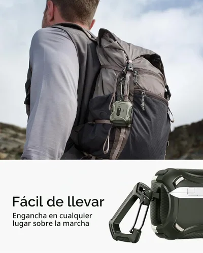 Vista 8 de ESR Funda para AirPods Pro 3 (2025), Compatible con Funda de AirPods Pro de 3ª Generación (Cable USB-C), MagSafe Sin Esfuerzo, Bloqueo a Prueba