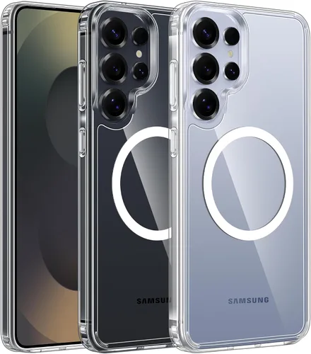 Vista 15 de FNTCASE Funda magnética para Samsung Galaxy Z Fold 7 con protección de bisagra Protector de pantalla, anti amarillento, cubierta de célula