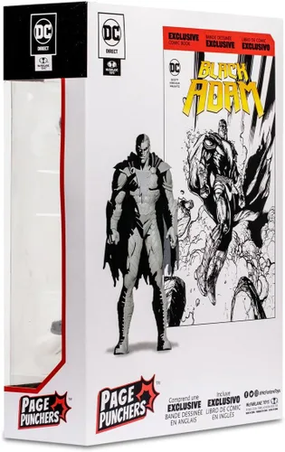 Vista 5 de McFarlane Direct Page Punchers 15894 - Figura de acción y cómic Black Adam (variante de arte lineal, 7.1 in)