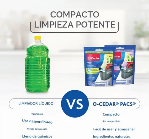 Vista 2 de O-Cedar 2 repuestos Easywring + 1 cítrico y 1 lavanda PACS (paquete variado)