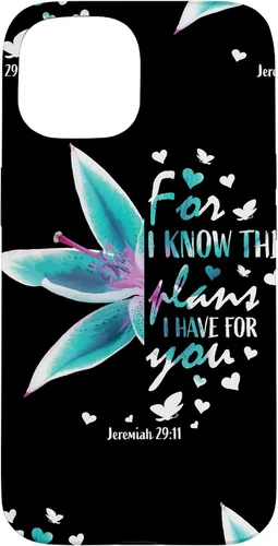 Vista 6 de Bible Verse Phone Cases Christian Gifts Women Jeremiah 29 11 Case for iPhone 17