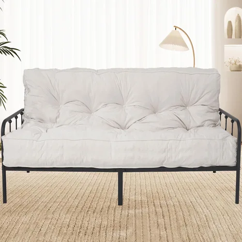 Vista 13 de Colchón futón de 8 pulgadas, tamaño matrimonial, futones extragruesos, sofá cama, colchón plegable japonés para adultos, colchones plegables