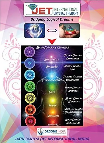 Vista 9 de Jet International Crystal Jet Chakra Japa Mala Folleto de Terapia Gratis