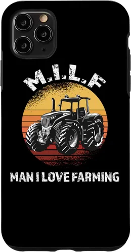 Vista 4 de iPhone 12 mini divertido MILF camisa - hombre me encanta la agricultura divertido granjero regalo caso