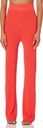 Vista 7 de The Drop Pantalón tipo suéter Ellison Rib Flare Leg para mujer Curds & Whey