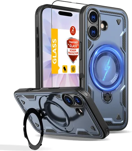 Vista 76 de Funda magnética para Google Pixel 9A compatible con cargador inalámbrico MagSafe, para Pixel 9A, funda de teléfono integrada de 360 °, con 2