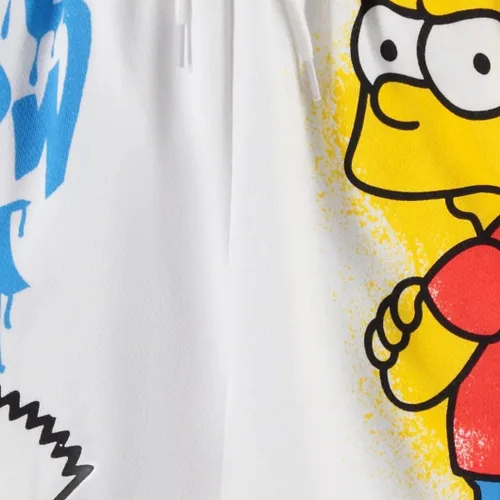 Vista 5 de The Simpsons Homer & Bart Simpson Shorts Homer, Bart, Lisa Mesh Shorts Shorts