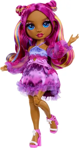 Vista 8 de Rainbow High Be Dazzling Fashion Dolls- Noemie Violette (Purple) with Bedazzler Tool and Sparkle Gems