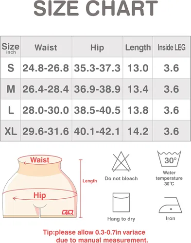 Vista 6 de QOQ Pantalones cortos de entrenamiento sin costuras para mujer, pantalones cortos de entrenamiento de cintura alta con levantamiento de glúteos