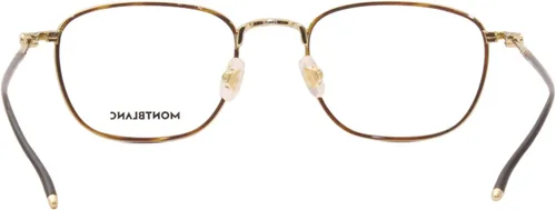 Vista 4 de Gafas de sol Montblanc MB 0161 O- 003 MarrónTransparente Dorado, Marrón Transparente Dorado