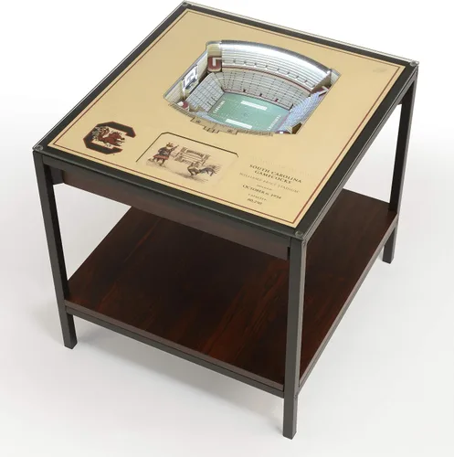 Vista 20 de YouTheFan NCAA - Mesa auxiliar iluminada StadiumView de 25 capas