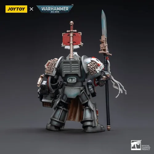Vista 6 de JOYTOY 1/18 Warhammer 40,000 Grey Knights Terminators Jaric Thule Figuras de acción Regalo de cumpleaños 2
