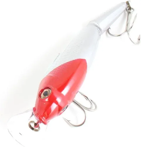 Vista 2 de Señuelos de pesca Peche Leurres Agua Dulce Salada Crankbait Hard Crank Baits Tackle Hooks YAS07 3.543 in 0.39 oz Minnow