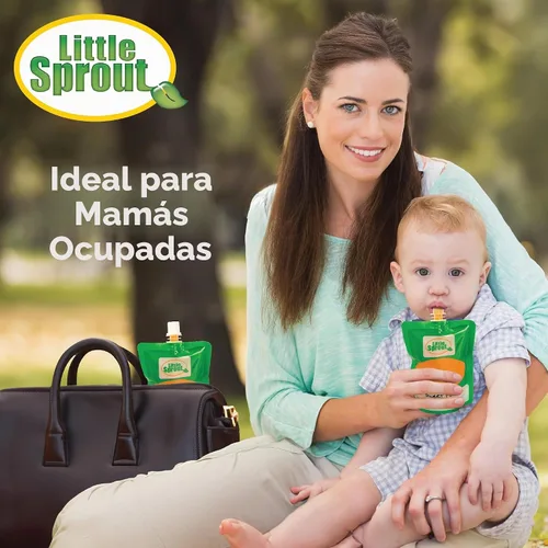 Vista 5 de Bolsas desechables de comida para bebés (24 unidades) – Haz tus propios exprimidores de 6 onzas – Funciona con todas las estaciones de llenado
