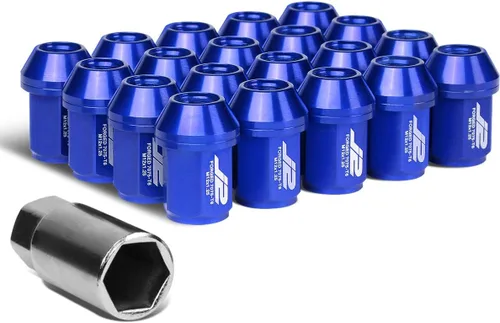 Vista 9 de J2 Engineering LN-T7-024-125-BK 20Pcs M12 x 1.25 7075-T6 Tuerca de aluminio de 1.378 in de extremo cerrado con adaptador de enchufe (negro)
