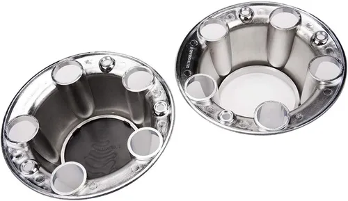 Vista 5 de G-PLUS Tapacubos de rueda cromados de repuesto para Ford F150 1980-1996 Truck Bronco Van 4x4 delantero 4WD (incluye 12 tornillos de montaje)