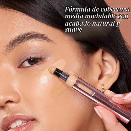 Vista 3 de Mally Beauty - The Plush Pen Brightening Corrector Stick - Bronceado - Fórmula hidratante con infusión de cúrcuma, vitamina E y ácido hialurónico