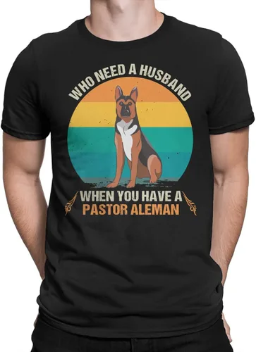 Vista 3 de Who Needs A Husband When You Have A Pastor Aleman Vintage for Dog Lovers ShirtSweatshirtHoodie