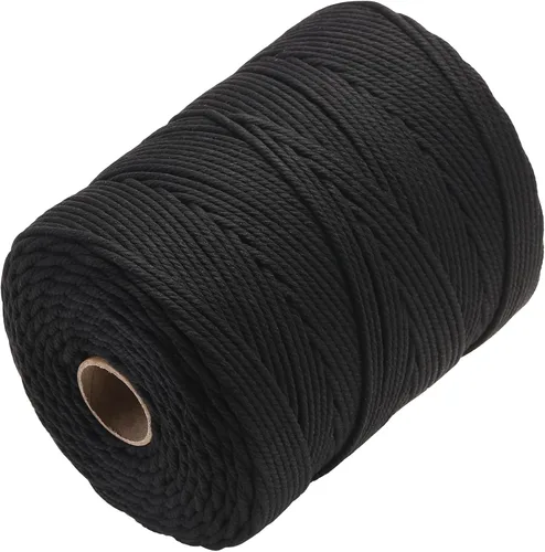Vista 34 de Cuerda de macramé de 2 mm x 349 metros de cuerda de algodón natural para macramé, cuerda de macramé de color, cuerda de algodón suave, suministros