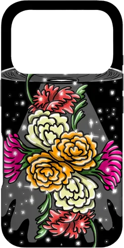 Vista 30 de Alien Floral UFO Girly Extraterrestrial Space Lover - Funda de regalo para iPhone 17