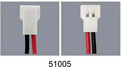 Vista 3 de WEIMAA - Paquete de 2 baterías de litio ER14505 3.6V 2700mAh LS14505 AA baterías de litio con conector 51005