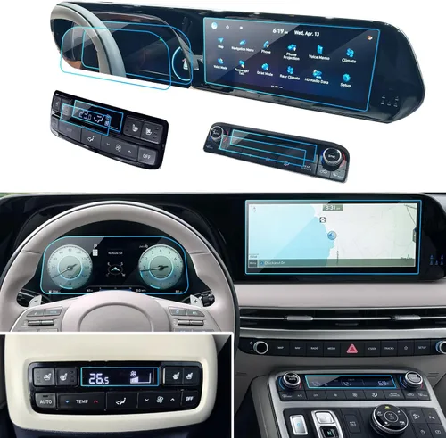 Vista 18 de Protector de pantalla de coche para Ford Edge 2024 2025 2023 2022 2021 (SE/SEL/ST-Line/Titanio/ST) Accesorios Protector de pantalla de vidrio