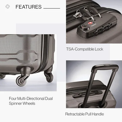 Vista 4 de Samsonite Omni PC - Maleta extensible rígida, plateado