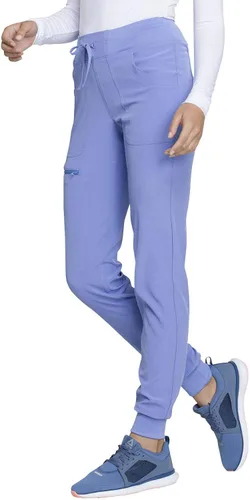 Vista 7 de HeartSoul Break On Through - Ropa quirúrgica para mujer, pantalón de tiro bajo HS030