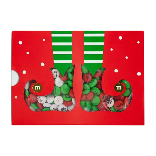 Vista 23 de M&M'S WORLD Dulces de Chocolate con Leche de Navidad - 2 Libras de Chocolate de Color Festivo a Granel Para Bolsas de Dulces de Navidad