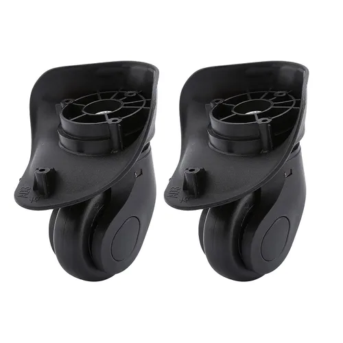 Vista 3 de 1 par de ruedas de repuesto para maletas de equipaje en línea accesorios de viaje para patines al aire libre (W041-2 S)