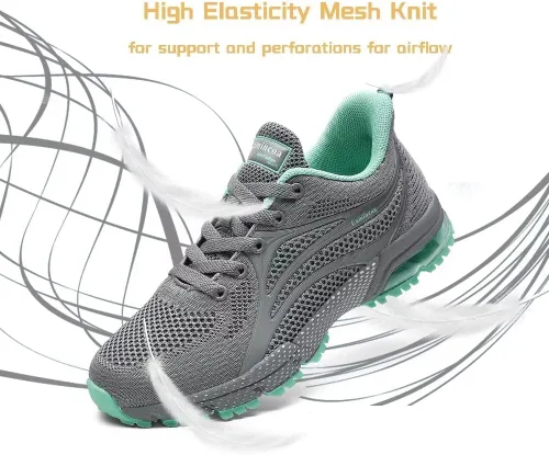 Vista 5 de Lamincoa Zapatos deportivos para correr, antideslizantes, para mujer