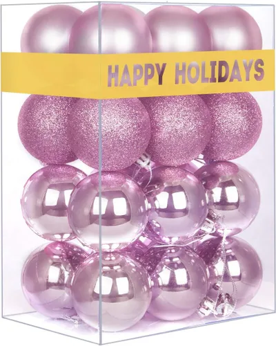 Vista 42 de Esferas pequeñas de bronce de 1.6 pulgadas para decoración del árbol de Navidad, adornos inastillables para cumpleaños, Halloween, vacaciones, boda