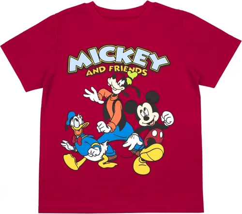 Vista 3 de Disney boys Mickey Mouse Short Sleeve T-shirt pack of 3