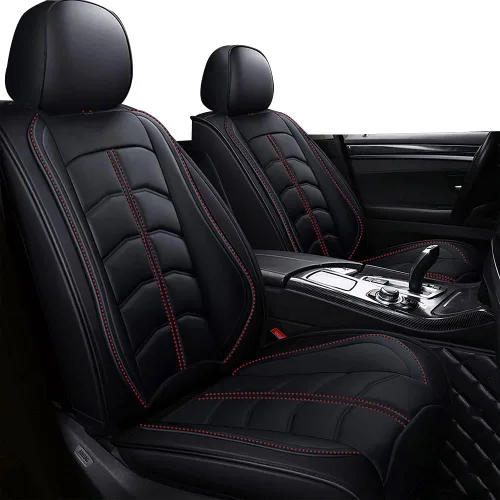 Vista 26 de Funda de asiento de automóvil para Mini Cooper 2002-2012, duradera, resistente al desgaste, impermeable, transpirable, sin olor, accesorios para Rojo