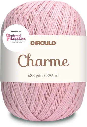 Vista 49 de CIRCULO Charme - Paquete de hilo para tejer y ganchillo, 3 bolas de 100% algodón virgen brasileño mercerizado, peso deportivo suave, color 2012