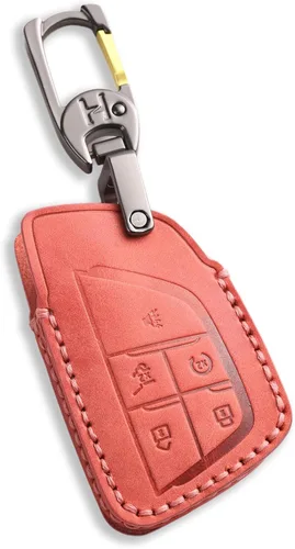 Vista 15 de Funda de llavero de cuero de 4 botones Hontumax para Chevy Tahoe Colorado Silverado Suburban Equinox Traverse, para GMC Yukon Sierra Acadia Canyon