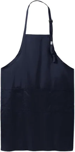 Vista 4 de Joe's USA Delantal con pechera ajustable de 8 onzas con bolsillos