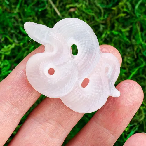 Vista 6 de Runyangshi Piedra curativa de cristal de selenita natural, selenita energética para dormir, exquisitos adornos tallados, masaje curativo espiritual