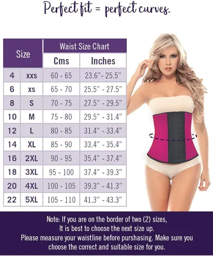 Vista 3 de Siluet Colombian Waist Trainer for Women F20NF21 100% Natural Latex Underbust Waist Corsets Waist Cincher