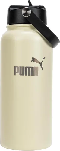 Vista 13 de PUMA Botella de agua de acero inoxidable aislada de 32 onzas unisex para adultos con asa de transporte
