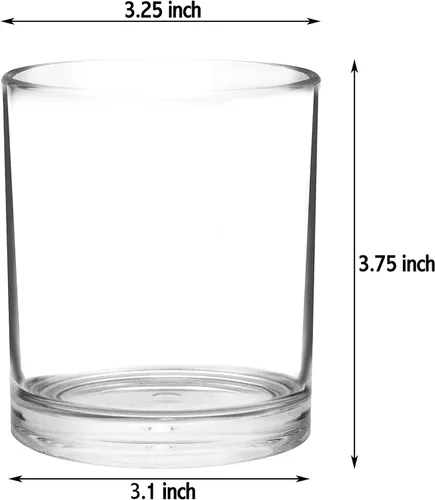 Vista 3 de Youngever Paquete de 8 vasos de plástico reutilizables de 11.8 fl oz, vasos de plástico, vasos de plástico, vasos irrompibles, vasos para beber