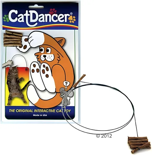 Vista 3 de Cat Dancer - El juguete interactivo original para gatos y gatitos Tamaño: Juego de 3