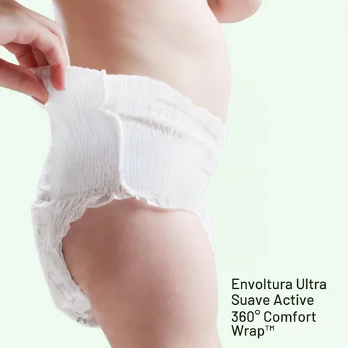 Vista 5 de Parasol Pantalones de pañales desechables sin cloro, talla 4 (2T-3T), 48 unidades, estilo de meter con protección RashShield y envoltura cómoda Born