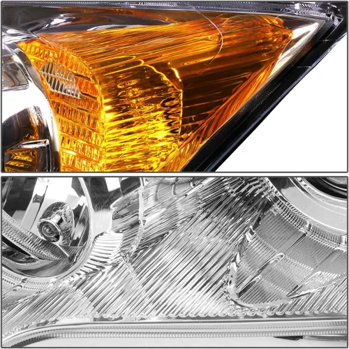 Vista 3 de DNA Motoring HL-HPL-HCRC07-CH-AM Conjunto de faros delanteros Lado del pasajero)