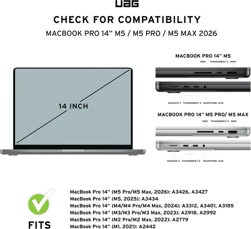 Vista 2 de UAG Plyo - Funda para MacBook Pro de 14 pulgadas, M5/M4/M3 2026/2024/2023