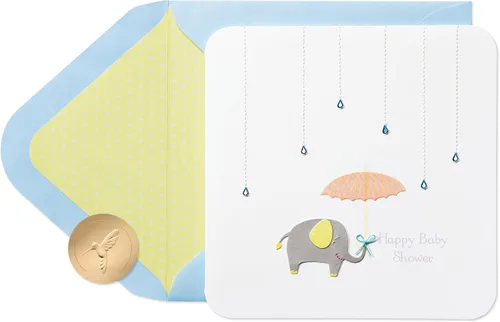 Vista 7 de Papyrus Tarjeta de baby shower (abundancia de buenos deseos)