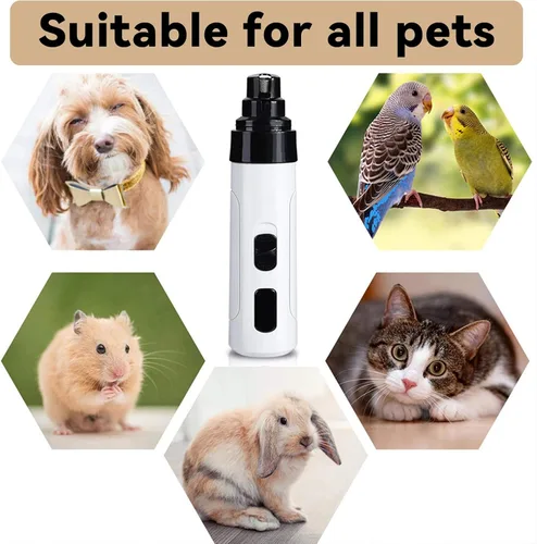 Vista 9 de Upgraded Dog Nail Grinder Cordless with 2 Speeds for Pets