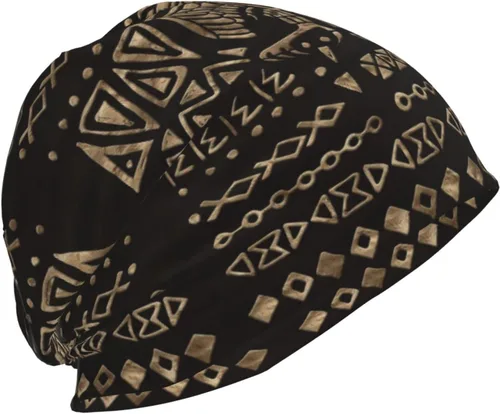 Vista 20 de Gorro africano holgado de invierno, gorro de punto casual para hombres y mujeres