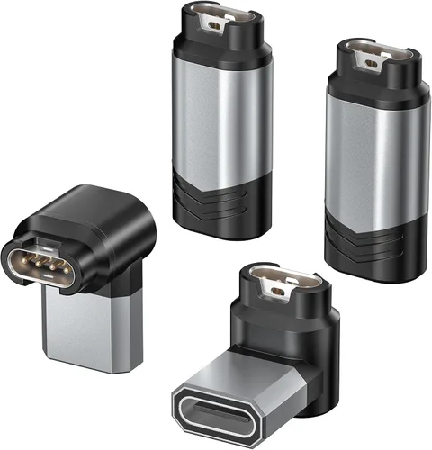 Vista 9 de RUXELY Paquete de 4 adaptadores de cable de cargador de reloj USB C a Garmin